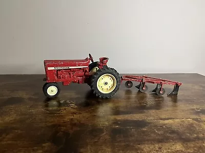ERTL International Diecast Tractor Metal Farm Toy W/ 3 Bottom Plow • $24.95