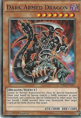 YuGiOh Card: DARK ARMED DRAGON SDPD-EN016 - 1st EDITION • £1.75