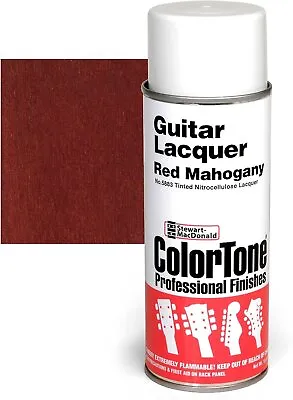 ColorTone Tinted Aerosol Guitar Lacquer Red Mahogany • $34.17