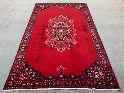 Authentic Hand Knotted Vintage Tribal Baghtiyaar Wool Area  Rug 9.5 X 5.10 Ft • $0.99