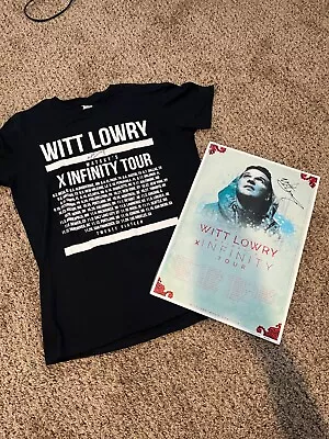 Witt Lowry SIGNED T-Shirt LARGE!! WATSKY’S XINFINITY TOUR DATES AND VENUES!!NEW! • $50