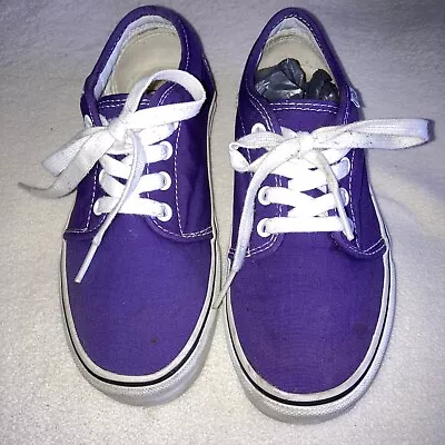 Vans Sneaker  Purple Shoes Women’s 7.   EUC.    BIN 7 • $17.75