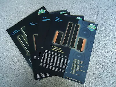 Mcintosh Original Speaker Systems Literature Collection; 6 Color Brochures • $4.95