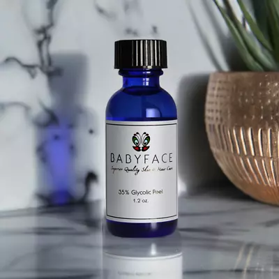 Babyface 35% GLYCOLIC ACID Anti-Aging Chemical Peel Glowing Firm Skin Wrinkles • $19.95