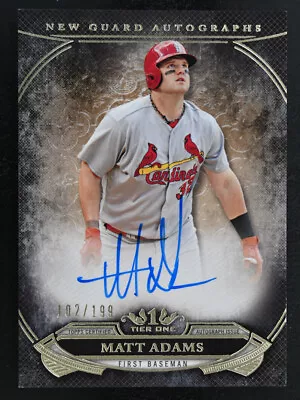 2015 Topps Tier One #NGA-MA Matt Adams /199 New Guard AUTO St. Louis Cardinals • $7.83