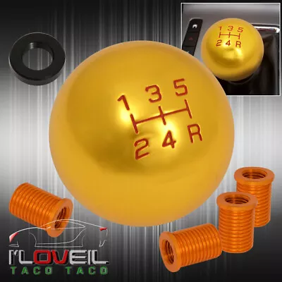 For Hyundai M8 M10 M12 Adapter Kit 5-Speed MT Round Shift Knob Car Auto 24K Gold • $12.99