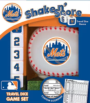 MasterPieces - New York Mets - MLB Shake N' Score Dice Game • $19.99