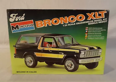 Look! 1981 Monogram Ford Bronco Xlt 43-year-old Original 1/24 Unbuilt Model Kit! • $9.99