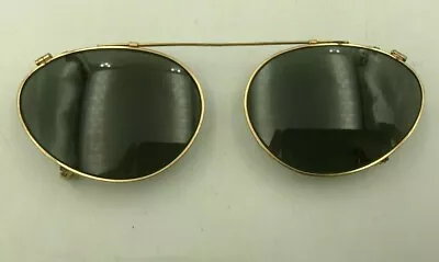 Vintage American Optical CN9 Oval Cat Eye Clips Clip-On Sunglasses Eyeglasses • $46.50