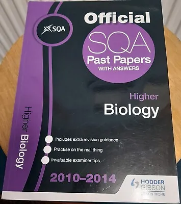 £2.99 • Buy SQA Past Papers 2010-2014 Higher Biology, SQA, Book