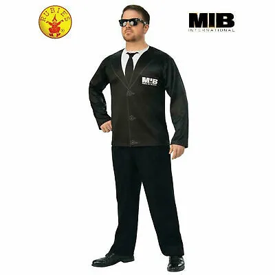 Men In Black Mib4 Secret Agent H Costume Top Glasses Adult Adult Halloween Shirt • $16.36