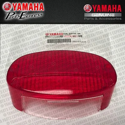 $23.95 • Buy 1998 - 2016 Yamaha Vstar Xvs 650 1100 Oem Rear Tail Light Lens 4tr-84733-00-00