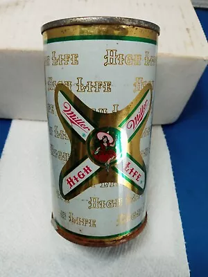 Miller High Life Sitting On The Moon Flat Top Beer Can  Empty Can • $23.99