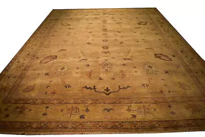 9' X 12' Solid Beige Color Traditional Rug #LA-52865 • $2362.50