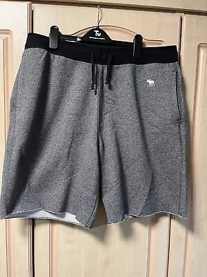 Men's Abercrombie & Fitch Supersoft Fleece Shorts XL - Grey • £0.99