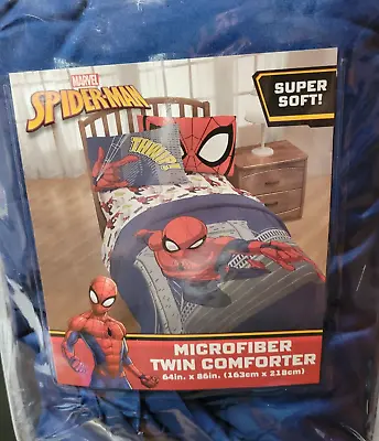 Marvel Spider-Man Reversible Comforter - Twin • $24.99