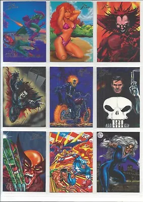 1994 Flair Marvel Annual Universe Trading Card Comics Singles U Pick Power Blast • $2.35