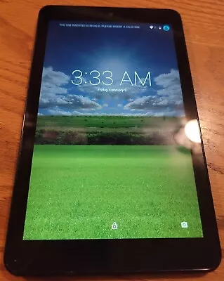 Sprint Android Tablet Slate 8 AQT80 16GB Cracked Screen Factory Reset Works • $16.95