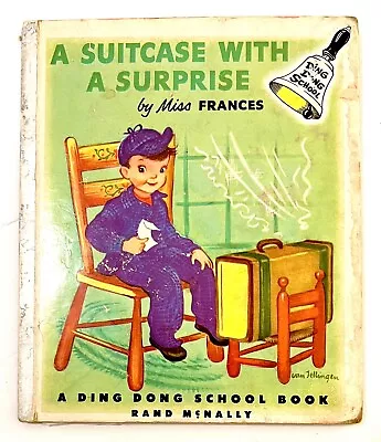 A Suitcase With A Surprise By Miss Frances 1953 Ding Dong School Book • $15