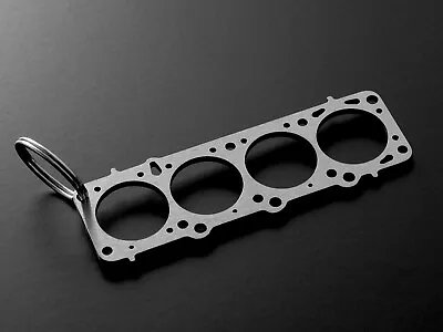 Keychain Cylinder Head Gasket For Volvo B230 Redblock - Stainless Steel Brushed • $23.90