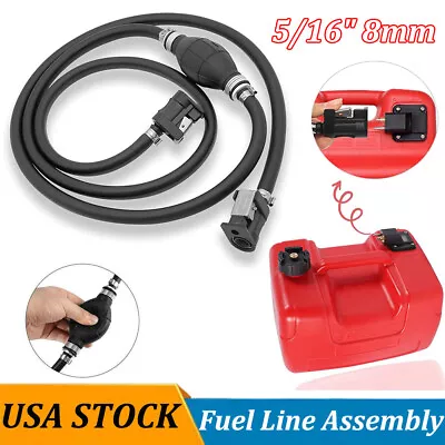 5/16 Fuel Gas Hose Line Assembly With Primer Bulb For Yamaha Yum Outboard Engine • $18