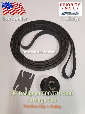 HP Designjet 500/510/800 42  Carriage Belt Kit C7770-60014 USPS Priority 1-3Days • $69