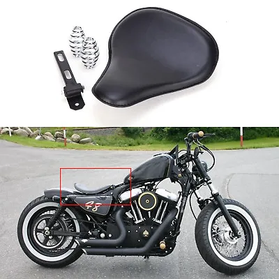 For 1998-2016 Yamaha V Star 650 XVS650A Classic Black Motorcycle Solo Seat BIG • $65.26