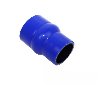 4-Ply Reinforced 2.25  To 2  ID Reducer Coupler Hump Hose Silicone Coolant BLUE • $12