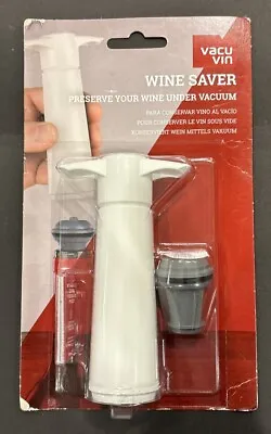 VacuVin Vacuum Wine Saver/Wine Sealer Includes One Stopper NEW 005243-USA • $14.98