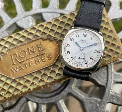 Mens Vintage RONE SPORTS 17 Jewels Watch 1940's Comes With Original Box. • $310.84