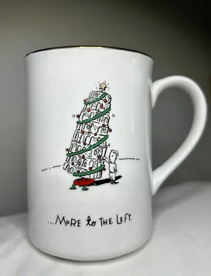 Vintage 1999 Merry Masterpieces First Edition Christmas Mugs Leaning Tower Italy • $12.99