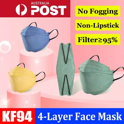 10-100pc KF94 Face Masks Adult Protective Cover Mask 4-Layer Filter Comfortable • $18.99