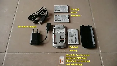 ZTE MF60 Mobile Hotspot WiFi Hotspot GSM; Europe Travel (France Italy Etc.) • $31.95