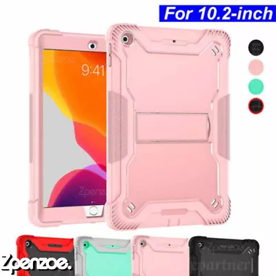 Case For IPad 10.2  7th 8th 9th 2021 Heavy Duty Rugged Stand Cover Kids Tablet • £12.59