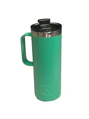 $12 • Buy RTIC 20oz Travel Mug Green Double Wall Vacuum Insulated Coffee Cup
