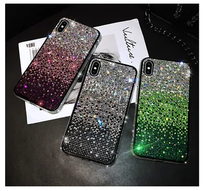 $14.28 • Buy For IPhone 14 13 12 11 Pro Max XR X 8/7 Plus Bling Diamond Case Shockproof Cover