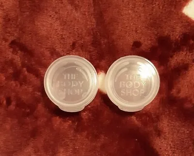 2 X EMPTY The Body Shop Sample Pots. Approx. Size- 5ml. Good Condition.  • £1.75