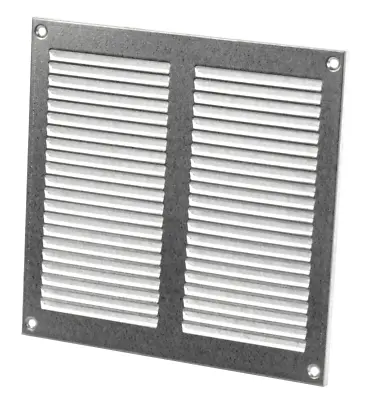 Metal Air Vent Grille Cover With Insect Mesh Ventilation Cover 200x200mm 8  X 8  • £10.99