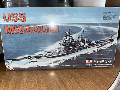 New Waterline USS Missouri 1:1200 NO 404 MIB Battle Ship Model Made In Italy • $15