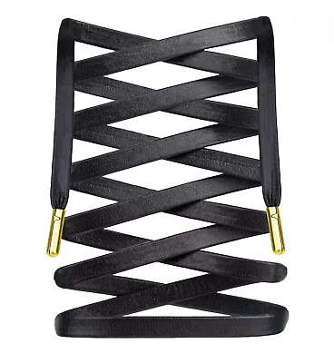 Luxury Authentic Leather Shoelaces Metal Aglet For Air Jordan 1 | Balenciaga • $19.99