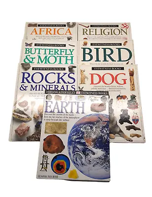 DK Eyewitness Books HC Lot Of 7 Science Animals Nature Homeschool Teacher • $24.99