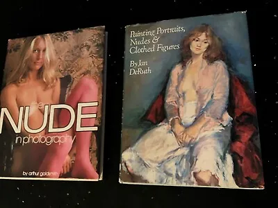 Lot Of 2 Vintage Nudes Art Books Painting / Nude In Photography Playboy Press • $33