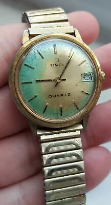 Rare Vintage 1970's Timex Q Taiwan H Cell Mens Watch • £9.99