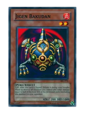 $3 • Buy Jigen Bakudan - Mint / Near Mint Condition YUGIOH Card