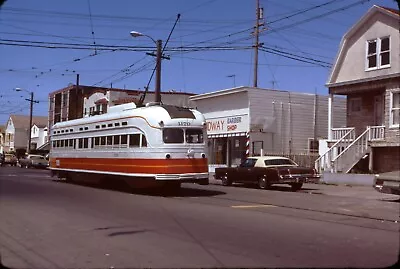 SF San Francisco Muni PCC Streetcar #1170 1977 35mm Original Kodachrome Slide • $5