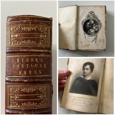 £34 • Buy Poetical Works Of Lord Byron Antique Hardback Cunningham Esq Lord Daily