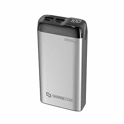 $49 • Buy Laser Power Bank 20,000mAh 18W Dual USB Type-C Powerbank Black Fast Charge