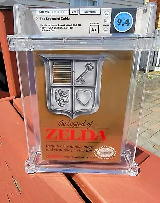 The Legend Of Zelda NES SEALED WATA 9.4 A+ OVAL SEAL TM  $20000 OBO • $20000