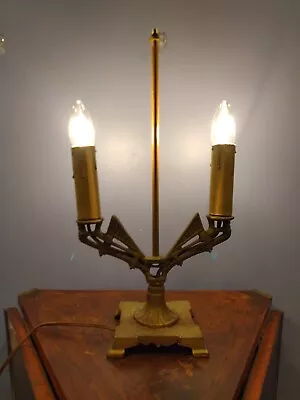 Art Deco Candelabra Lamp Antique • $15
