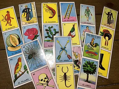 Mexican Loteria Chalupa Bookmark Laminated - Unique Loteria Gift Bingo Bookmark  • $2